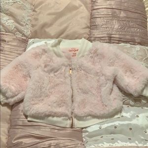 Cat & Jack fur jacket